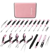 WORKPRO 33PCS Precision Repair Tool Set, Electronic Repair Tool Includes Screwdrivers, Pliers, Cr...