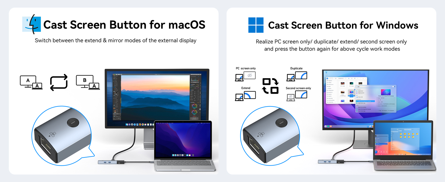 screen button