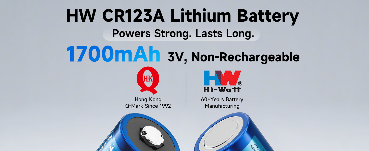 cr123a 3v lithium battery