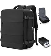 coowoz Large Travel Backpack Carry On for Women Man Black Waterproof Gym Backpacks with Laptop Co...