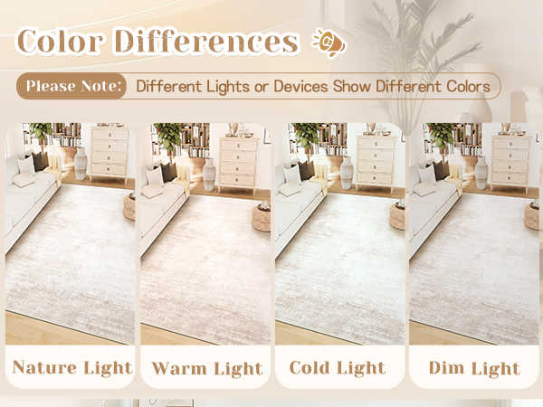 Rug Color Difference
