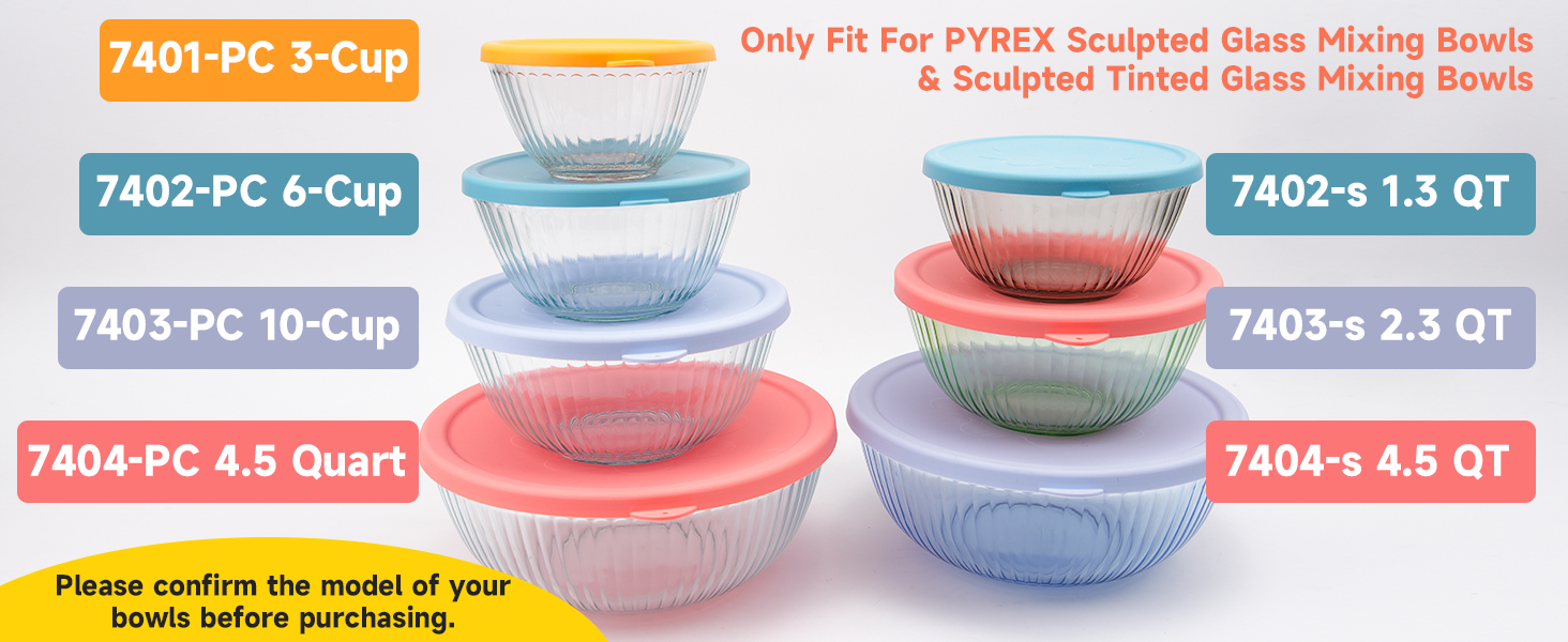 pyrex mixing bowl lids