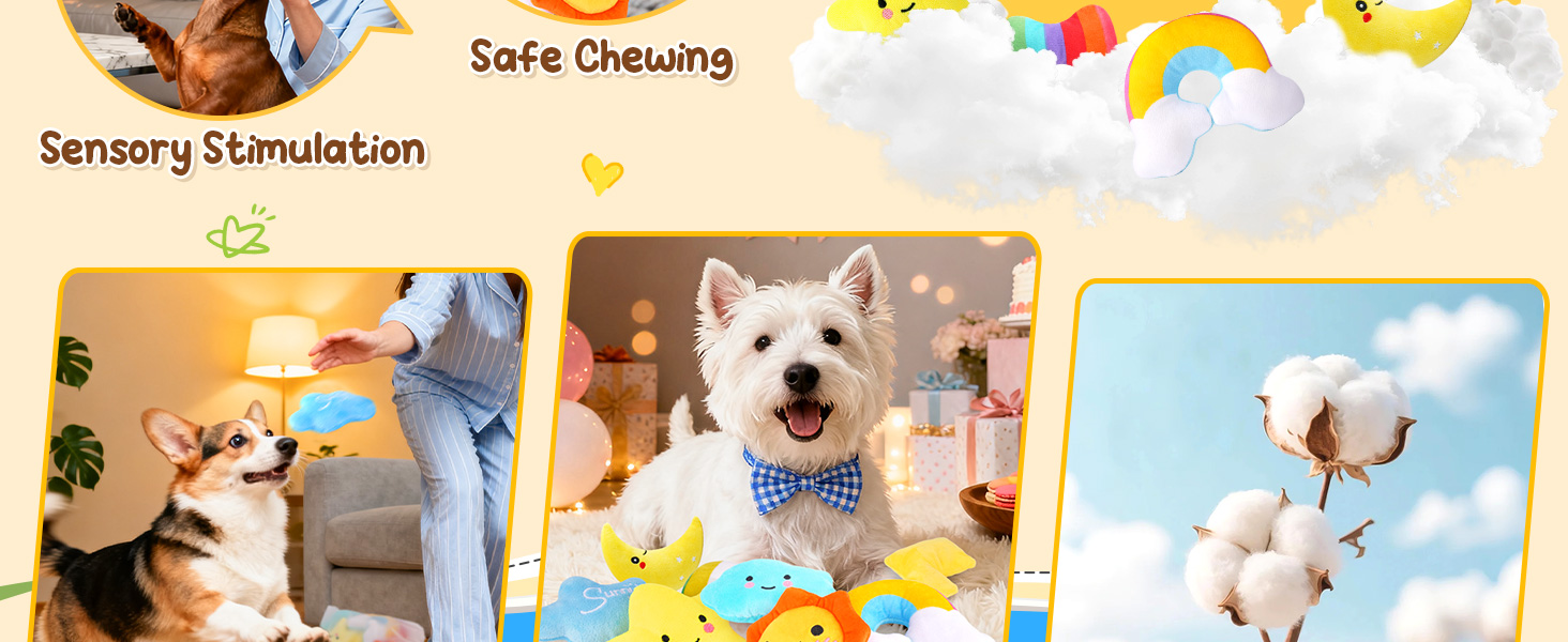 squeaky plush toys