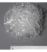 Rubber Bands 5inx0.2in 190Pcs Clear Rubber Band for Balloon Arch Elastic Tying Bands Rubber Bands...