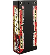 Gens ace Redline Series 1S Lipo Battery 3.8V 8000mAh 130C HV Lipo Battery with 4.0mm Bullet for 1...