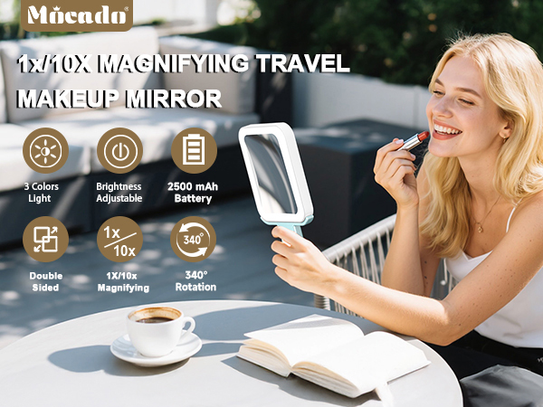 10x magnifying makeup mirror