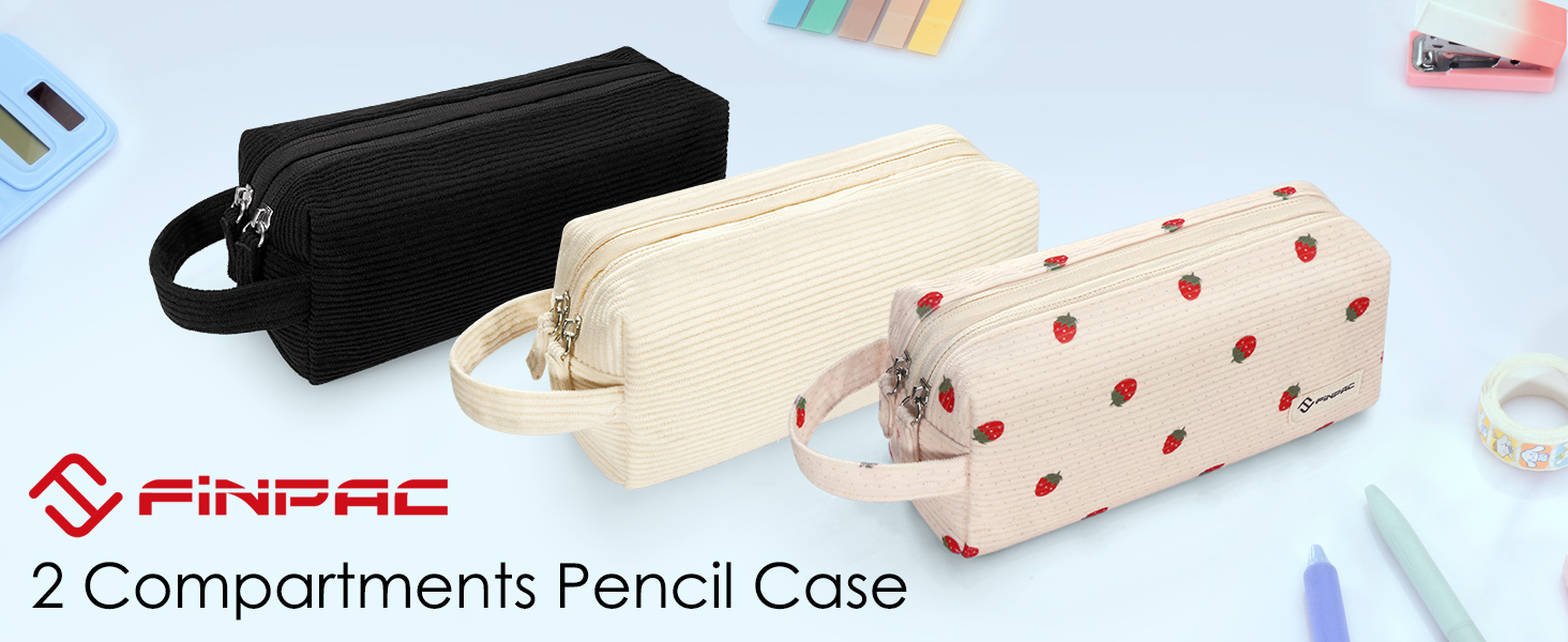 FINPAC Corduroy Pencil Case