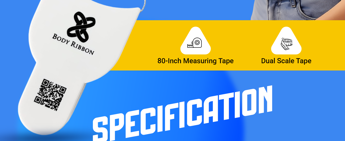 Body Ribbon 80-Inch Automatic Retractable Measuring Tape