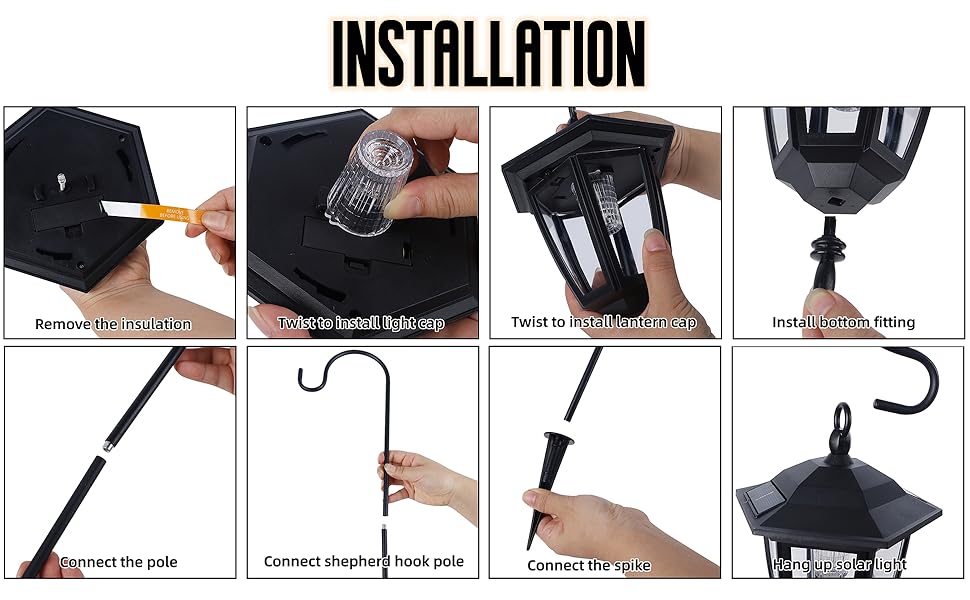 solar hanging lights