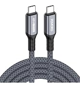 FEMORO USB C to USB C Data Cable 6ft, 10Gbps High Speed Data Transfer 65W Fast Charging Type C Ca...