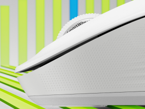 zoom of signature m550 wireless white mouse with silent clicks