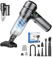 GenTant Car Vacuum Portable Cordless with 18000Pa Suction, 4 in 1 Air Duster &amp; Mini Vacuum Cleane...