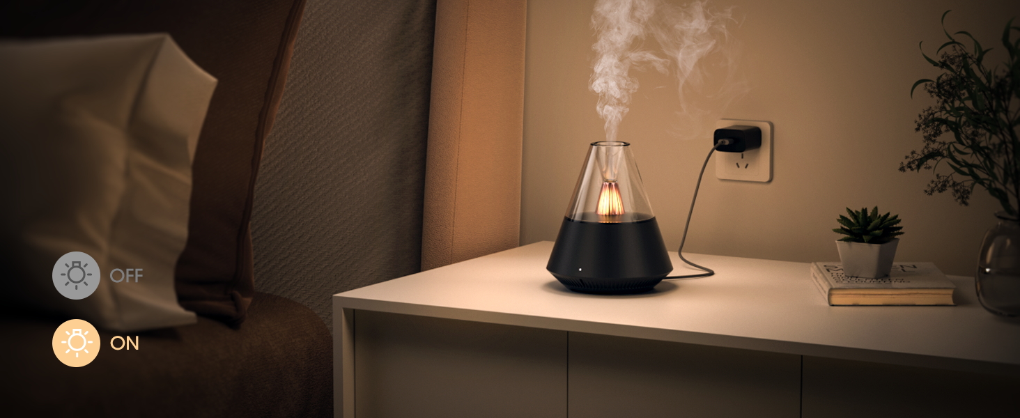 Unique Volcano Flame Light