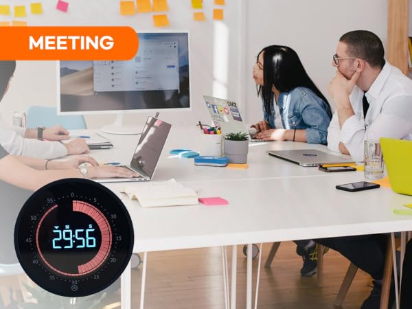 CreaViva Digital visual desktop timer for meeting, work, office