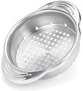 WishDirect Tuna Can Strainer Press, Stainless Steel Food-Grade Tuna Can Colander with Lower Side ...