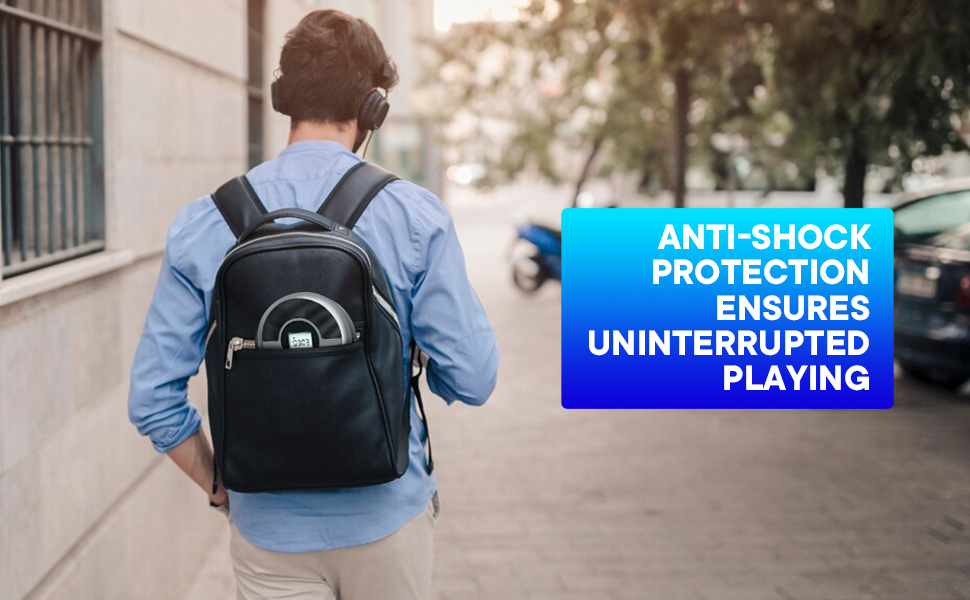 portable cd player with anti-skip protection