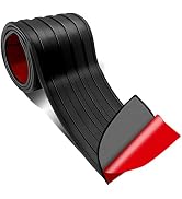 xbrtaia Rear Bumper Protector, Self-contained Viscose Natural Rubber Material Car Bumper Guard, C...