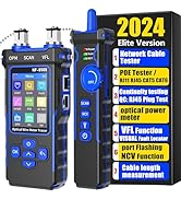 NOYAFA NF-8508 Network Cable Tester with Optical Power Meter VFL, RJ11 RJ45/PoE Tester/CAT5 CAT6/...