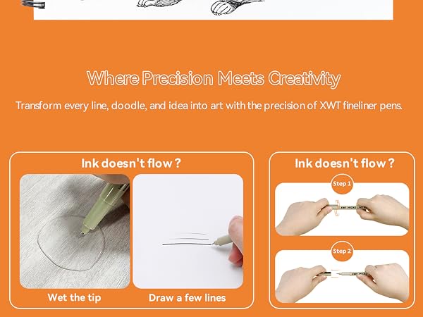 XWT drawing pens