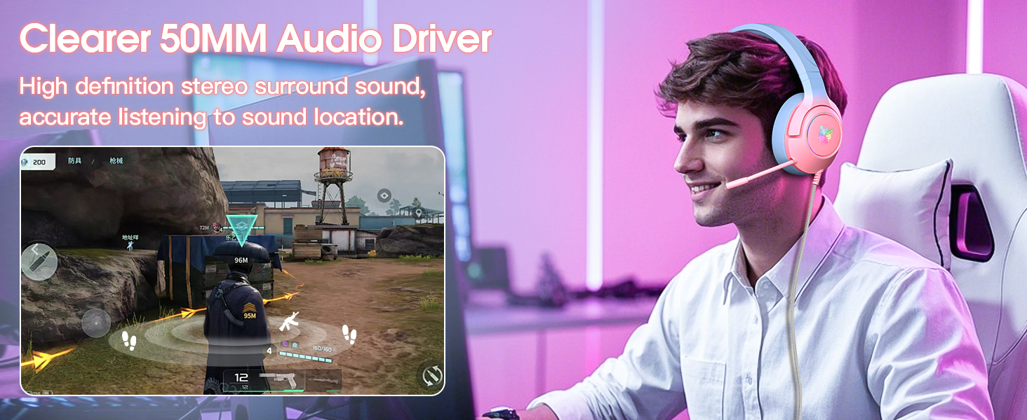 High Definition Stereo Surround Sound, Accurate Listening to Sound Location