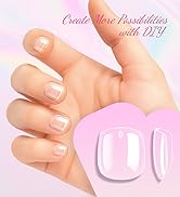 krofaue Short Kids Clear False Nails - 240Pcs Press on Nails for Little Girls Full Cover Children...