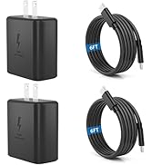 2024 New 45W Super Fast Charger Type C USB C Android Charger with C to C 6FT Long Type C Fast Cha...