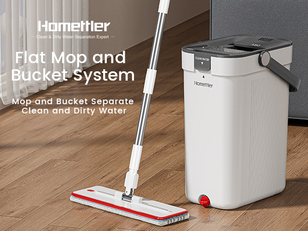 flat mop and bucket system