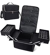 Deciniee Large Makeup Travel Train Case, Upgraded Plus Size Nail Supply Organizers and Storage fo...