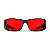 red glasses blue light mens