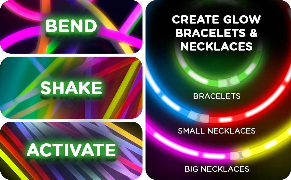Create Glow Bracelets and Necklaces