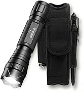 CROSSBLAZE CB-T8 Tactical Flashlight Single Mode 1000 Lumens – High Output LED Torch for Police D...