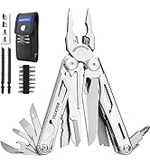ROCKTOL Multitool, 29-in-1 Multitool Pliers with Replaceable Wire Cutters and Saw, Heavy-duty Sta...