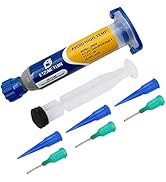 Essmetuin Sn62.8Pb36.8Ag0.4 183? Melting Point Solder Paste, No-Clean Tin Lead Paste, Solder Flux...
