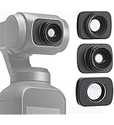 Filter Set for DJI Osmo, Micro-Wide Angle / 10X / Fisheye Filter Lens Set, Filters Kit for Outdoo...