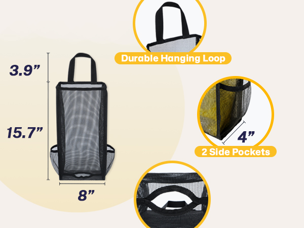 grocery bag holder for plastic bags