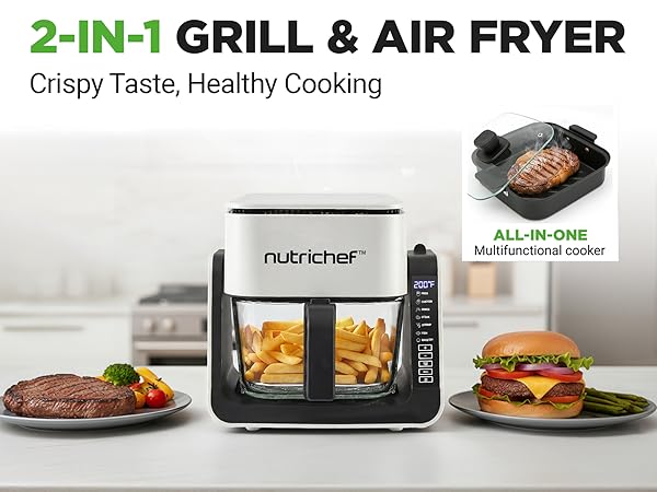 air fryer with grill combo electric grill indoor indoor grill air fryer combo air fryer