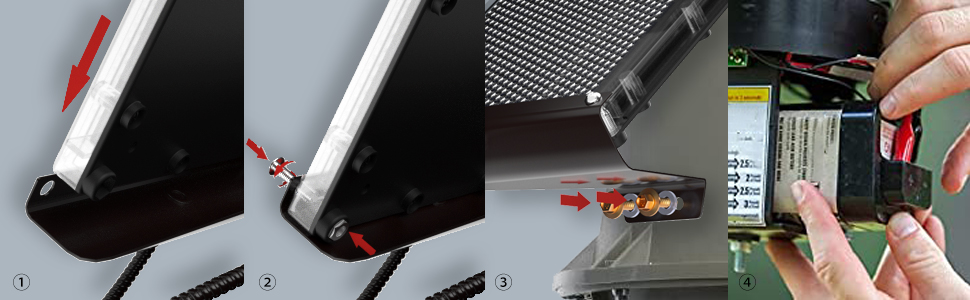 black deer feeder solar panel