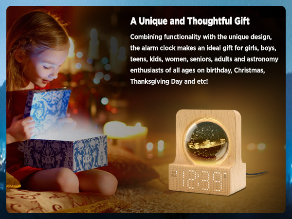 alarm clock with night light