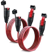 YHPWOQ 2-Pack 5FT 14AWG GC004 Extension Cable Compatible with NOCO Genius Chargers, Heavy Duty Qu...