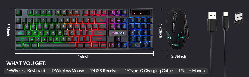 wireless keyboard and mouse