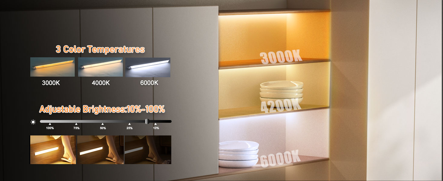 night light motion lights led lights under cabinet led rechargeable motion
