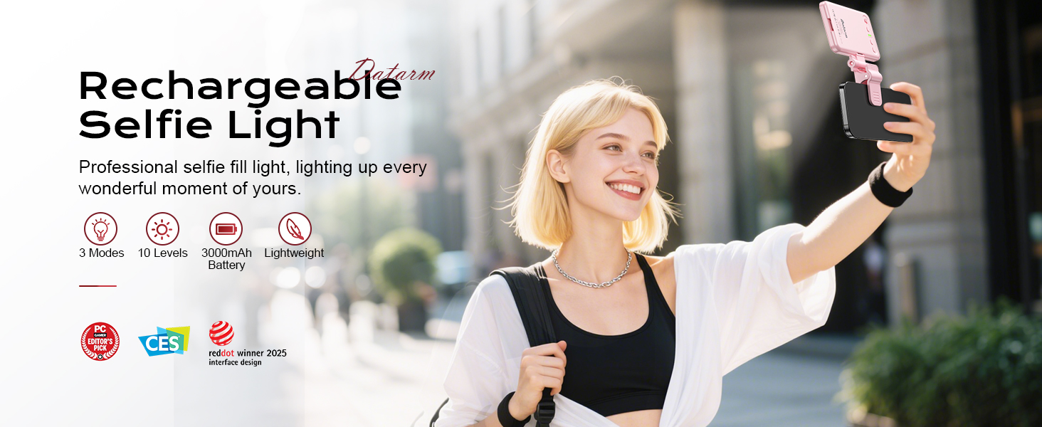 selfie light phone light light for phone pink ring light mother day gift for women