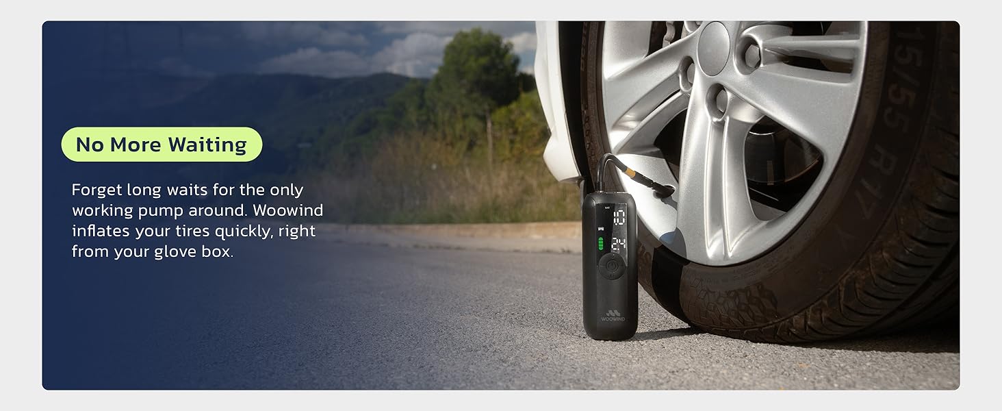 woowind Lp1 air compressor tire inflator