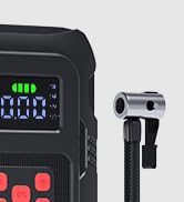 HPBS 5000A Jump Starter with Air Compressor, Portable Car Battery Jump Starter with 150 PSI Tire ...