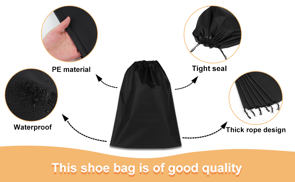 18 Pack Shoe Bags for Travel, 11.8in x 15.7in Travel Shoe Bags for Packing, 