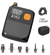 3T6B Rechargeable Paddle Board Pump with 8000mAh Battery,25PSI High Pressure SUP Pump &amp; Car Adapt...