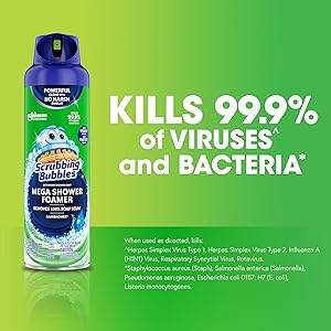 Kills 99.9% of Viruses and Bacteria