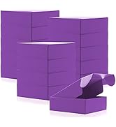 15 Pcs Dark Purple Cardboard Boxes Shipping Boxes, Recyclable Colored Corrugated Cardboard Box Sm...