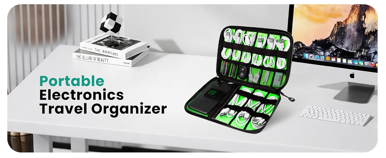 charging cable organizer charger organizer travel case cable bag cord storage organizer
