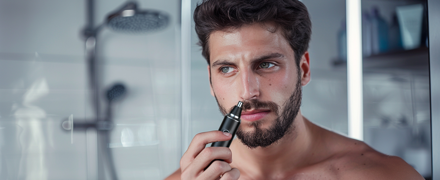 Ear and Nose Hair Trimmer for Men Women,Painless USB Rechargeable Electric Nose Hair Trimmer Clipper